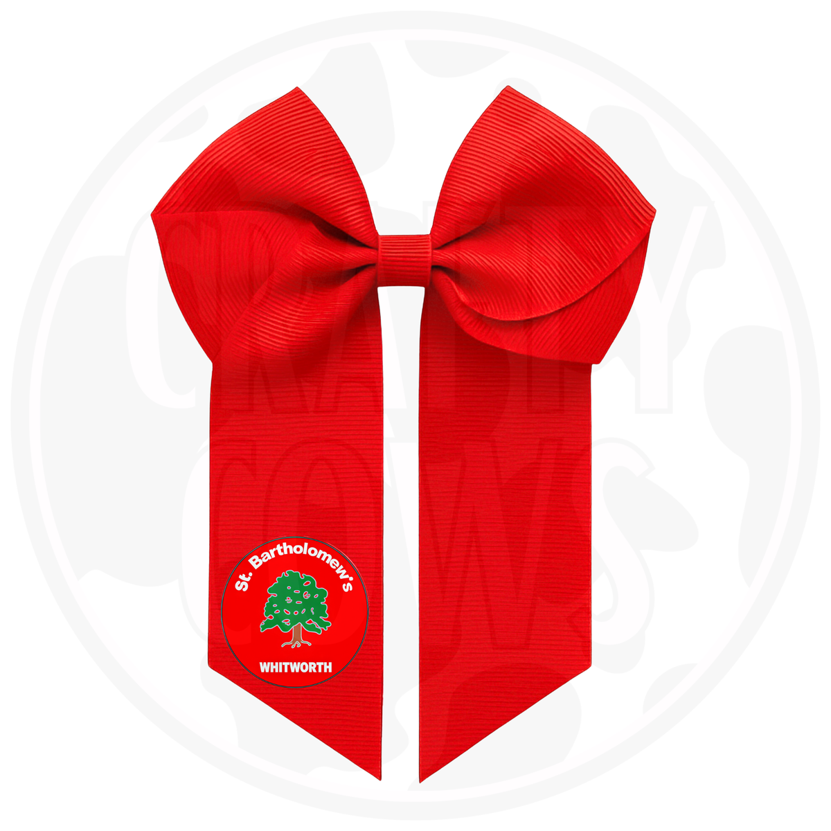School Hair Bow Clips
