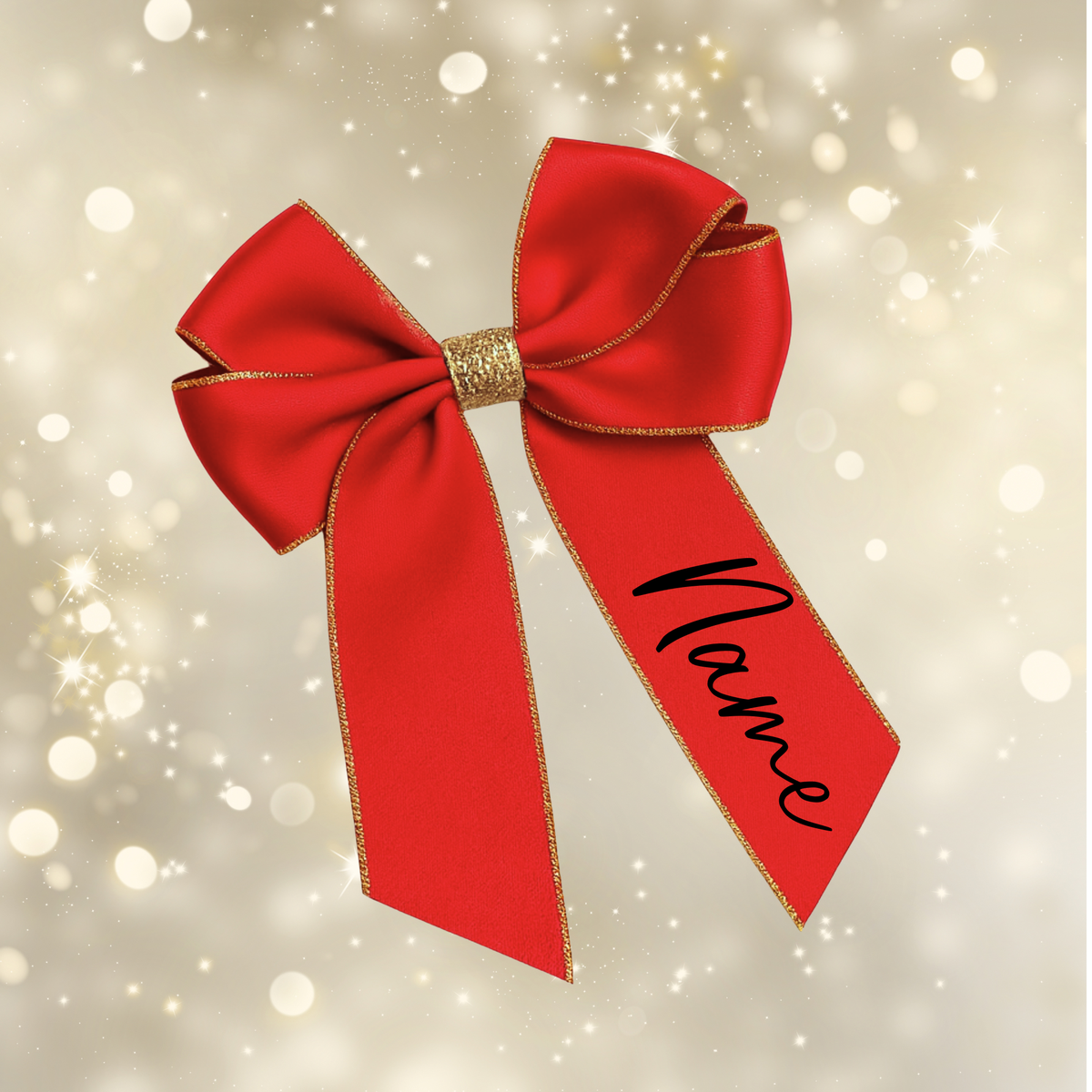 Christmas Hair Bow Clips