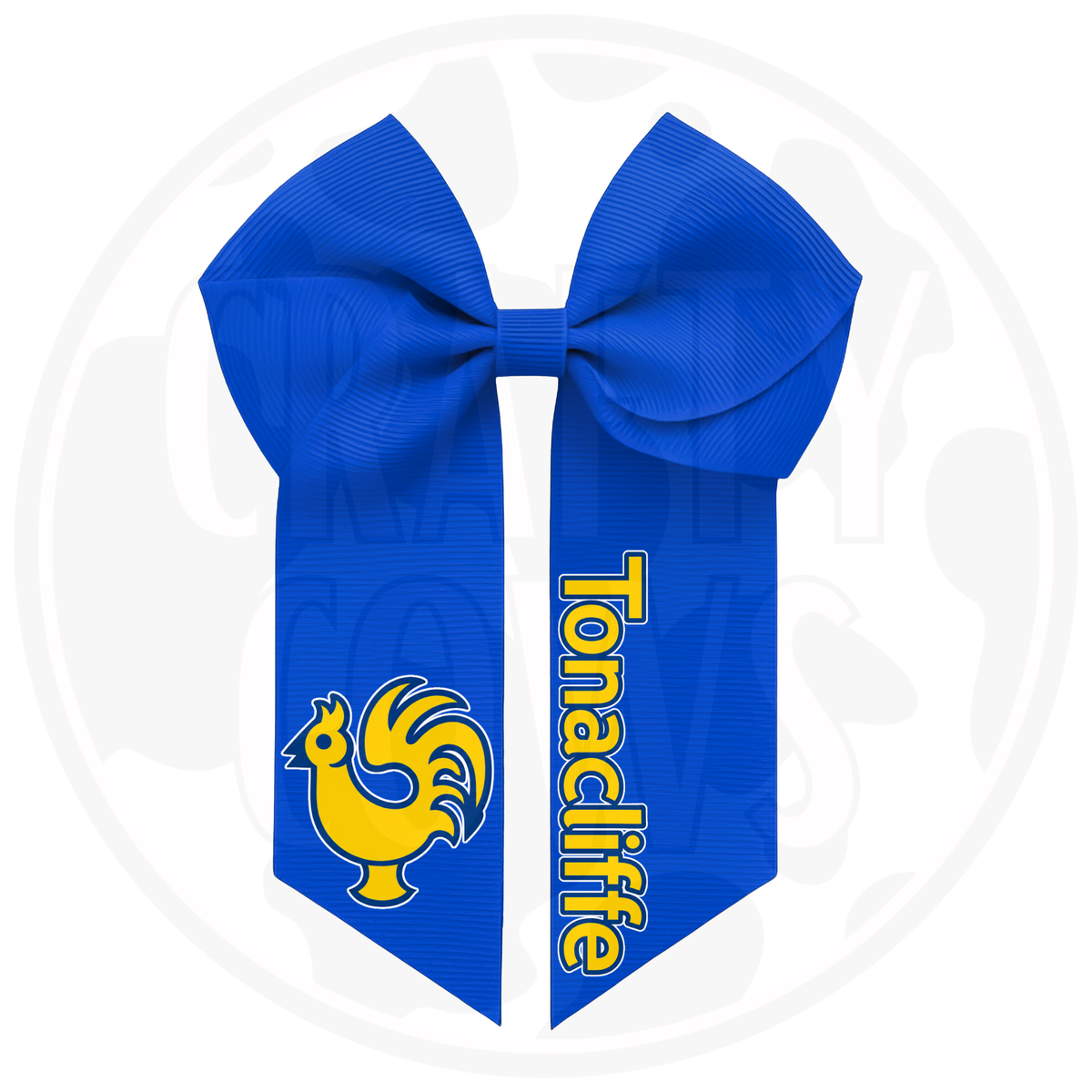 School Hair Bow Clips