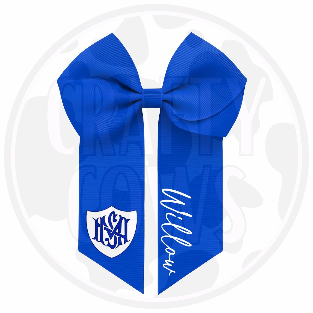 School Hair Bow Clips