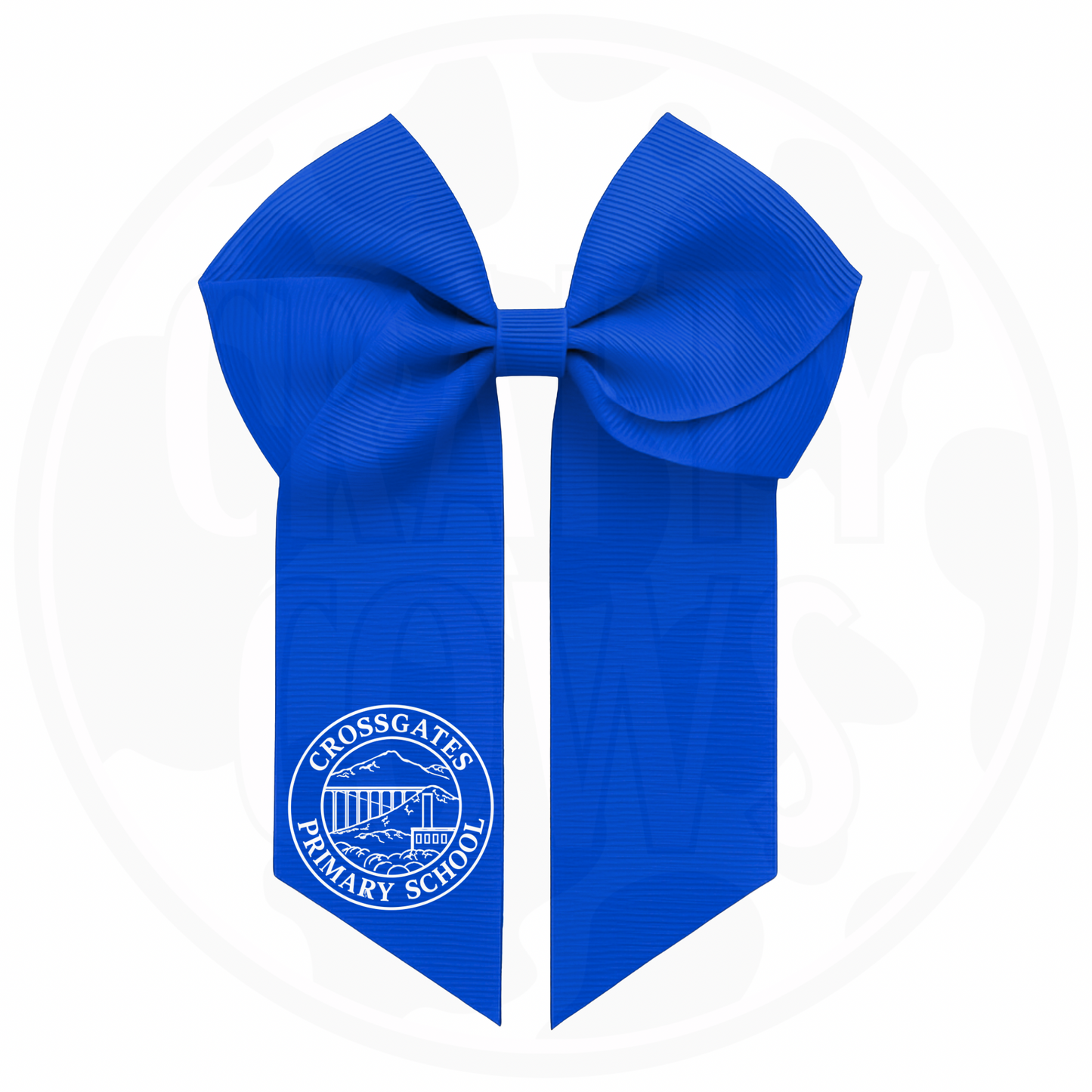 School Hair Bow Clips